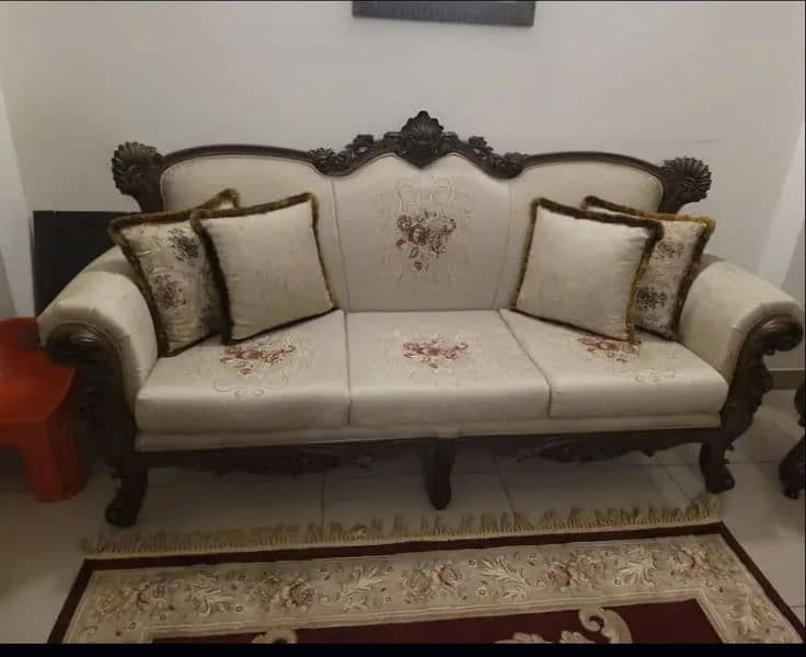 Sheesham 7 seater Sofa set 4