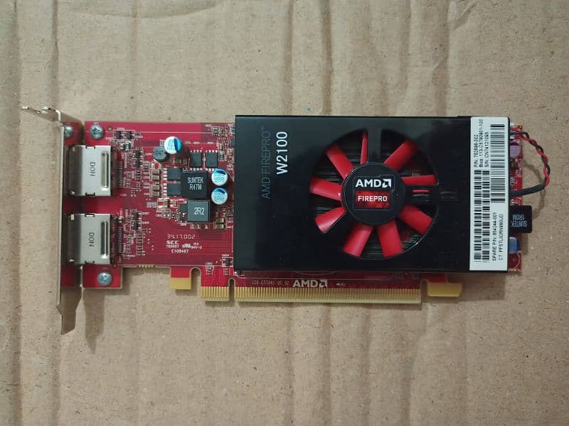 AMD fire pro w2100 - 2GB - DDR3 - 128 bit - Gaming Graphics Card 0