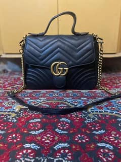 Gucci GG Leather Marmont bag