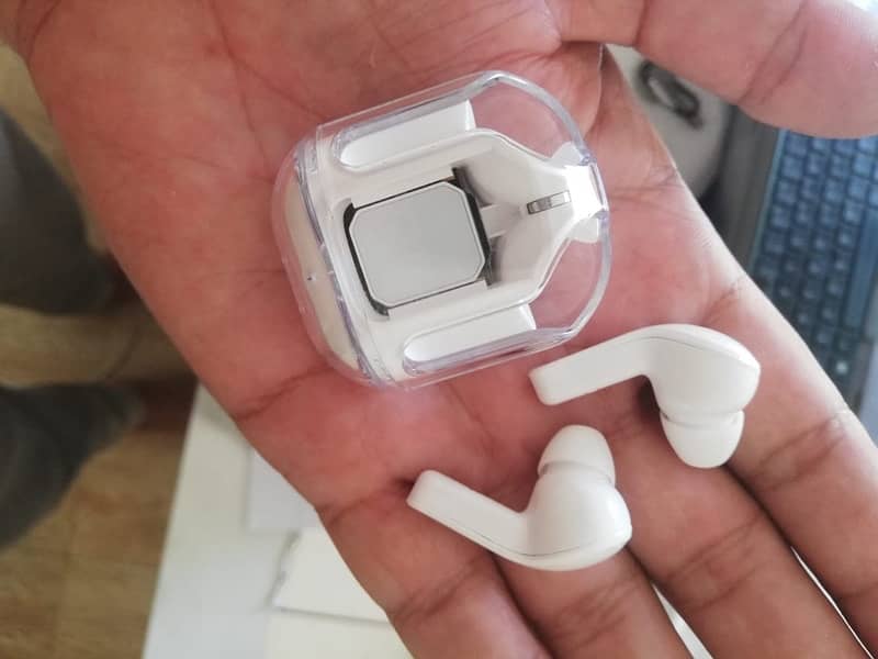 Transparente Airbuds, AirPods for sale wirless airbuds urgent for sale 1