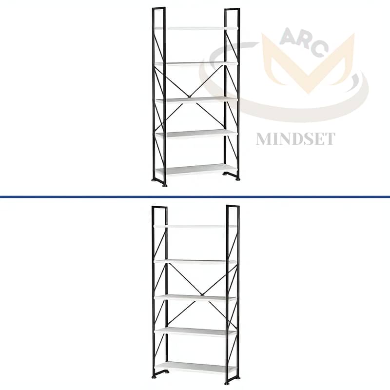 Bookshelf Rack Open shelf, Industrial Storage Rack for Office 1