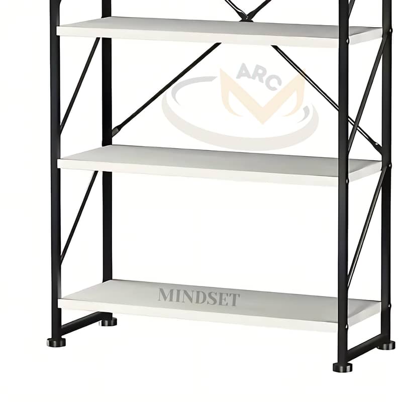 5 tier Bookshelf Open shelf, Industrial Storage Rack for Office 2