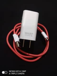 Oneplus 7pro Charger and Cable 30watt new 100% original.