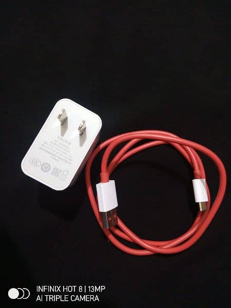 Oneplus 7pro Charger and Cable 30watt new 100% original. 1