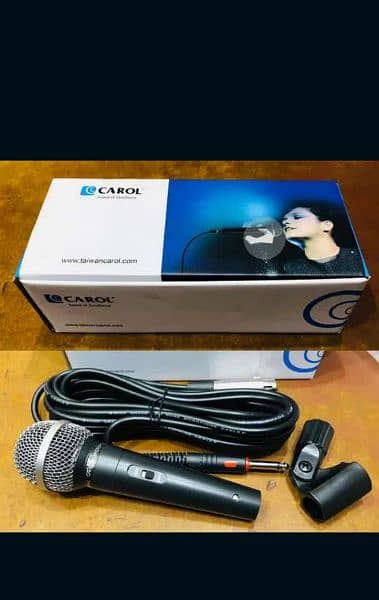 Carol GS-55 Dynamic Microphone - Vocal + Cable 0