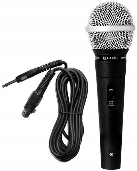 Carol GS-55 Dynamic Microphone - Vocal + Cable 1