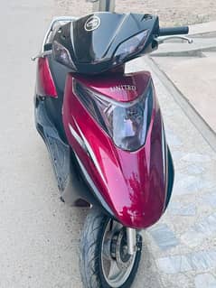 United Scooty 2018 model Lahore number