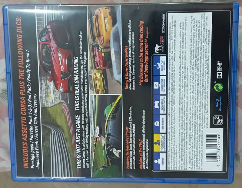 Assetto Corsa Ultimate Edition PS4 Brand New 3