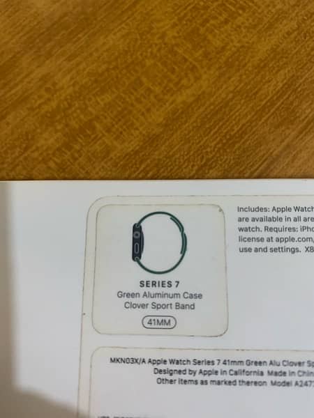 Apple Watch series 7 41mm green 0