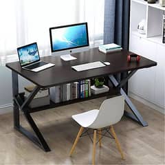 Iron stand study table or k frame study table