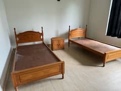 Single Beds with Table