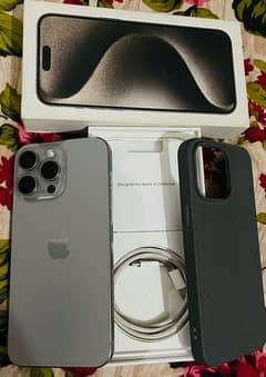 Iphone 15pro max Natural Titanium