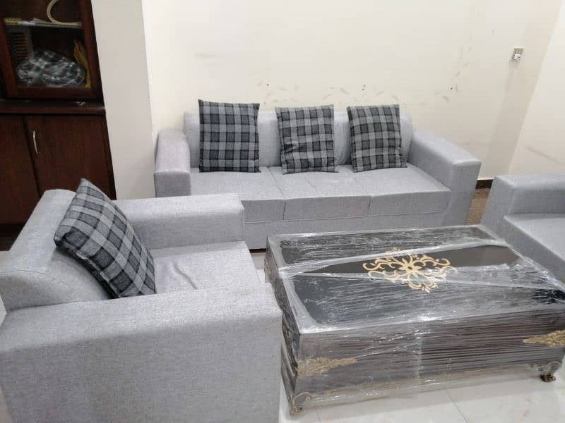 6 Seater Sofa Set for Sale which includes 3 seater 2 seater and 1. 1