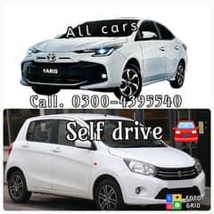 Yaris and Cultus available for rent