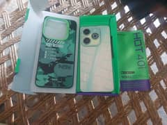 infinix hot 40i 8+8 128  full box 10 by 10