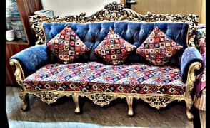 Chinioti sofa set | sofa For sale | wooden Sofa | 3+2 seater sofa