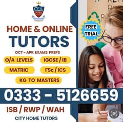 Best Teachers Available in Islamabad RWP for Home Tuition/Online