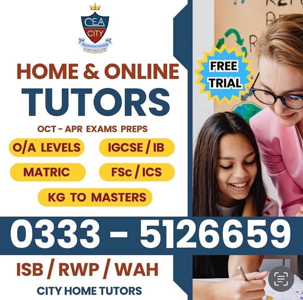 Best Teachers Available in Islamabad RWP for Home Tuition/Online 0