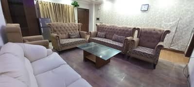 2 bedrooms short time daily basis apartment for rent safe secure place bharia town islmabad