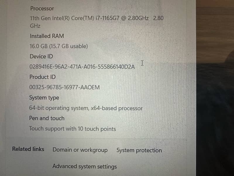 dell xps 13 11th Generation 4