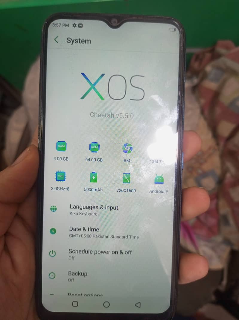 Infinix Hot 8 good condition 4GB 64GB seald complete saman Pta approve 1