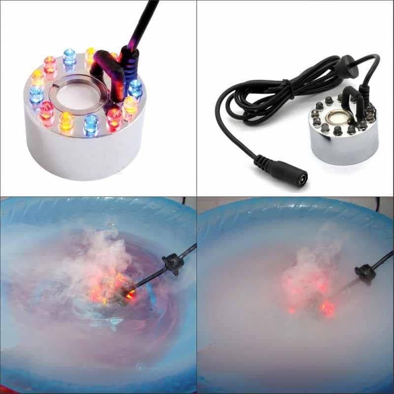 12 LED 24V Colourful Light Ultrasonic Mist Maker Fogger In Pakistan 3