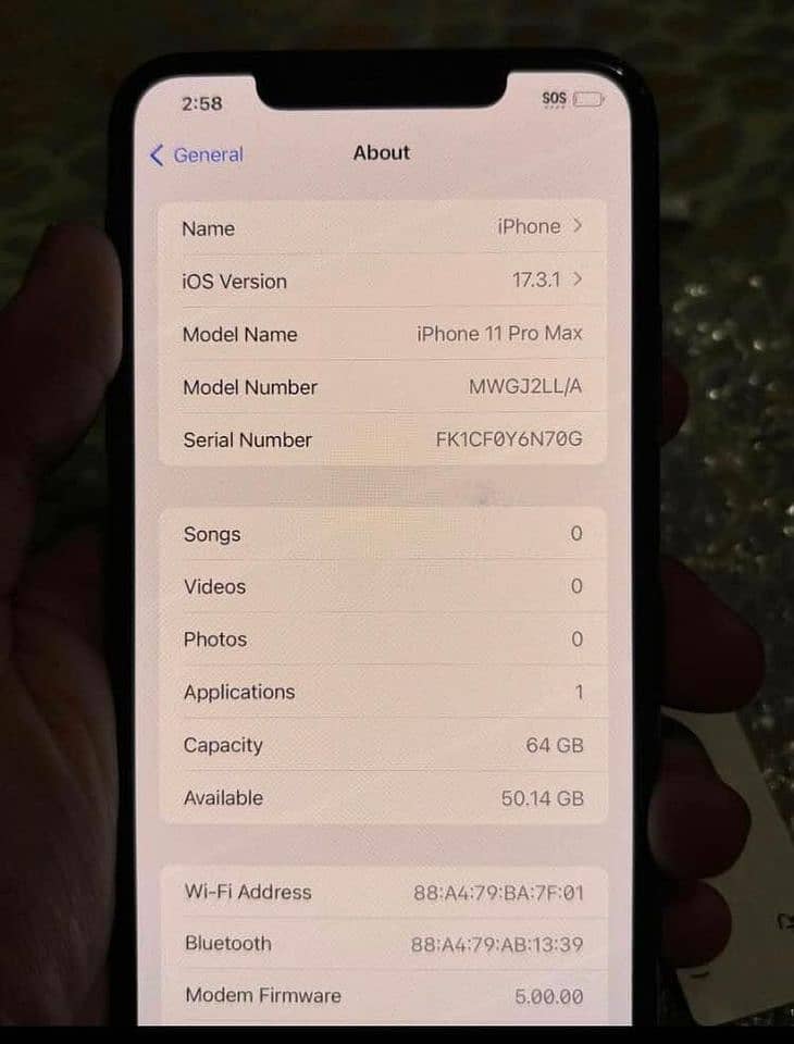 iPhone 11 Pro Max 64gb 1