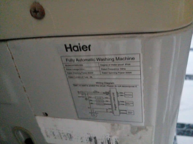 Haier washing machine fully automatic 10/10 4