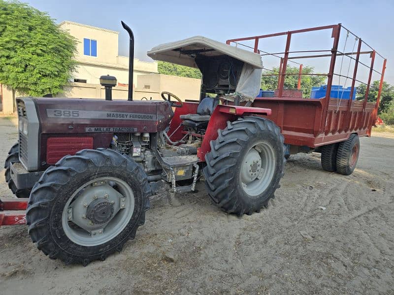 massey 385 4by4 tractor 2