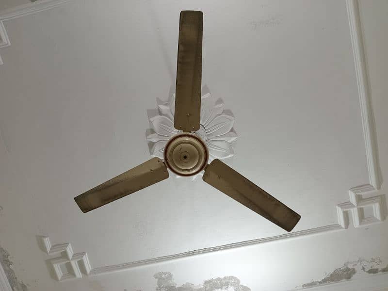 ceeling fan, 48" size, for sale, used me h, price 5000 rupee. 1