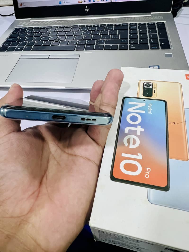 Redmi Note 10 Pro Glacier Blue Color 2