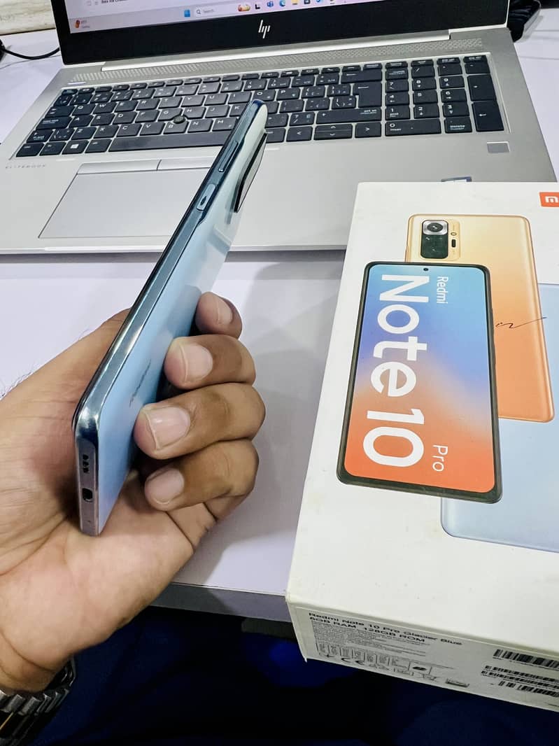 Redmi Note 10 Pro Glacier Blue Color 4