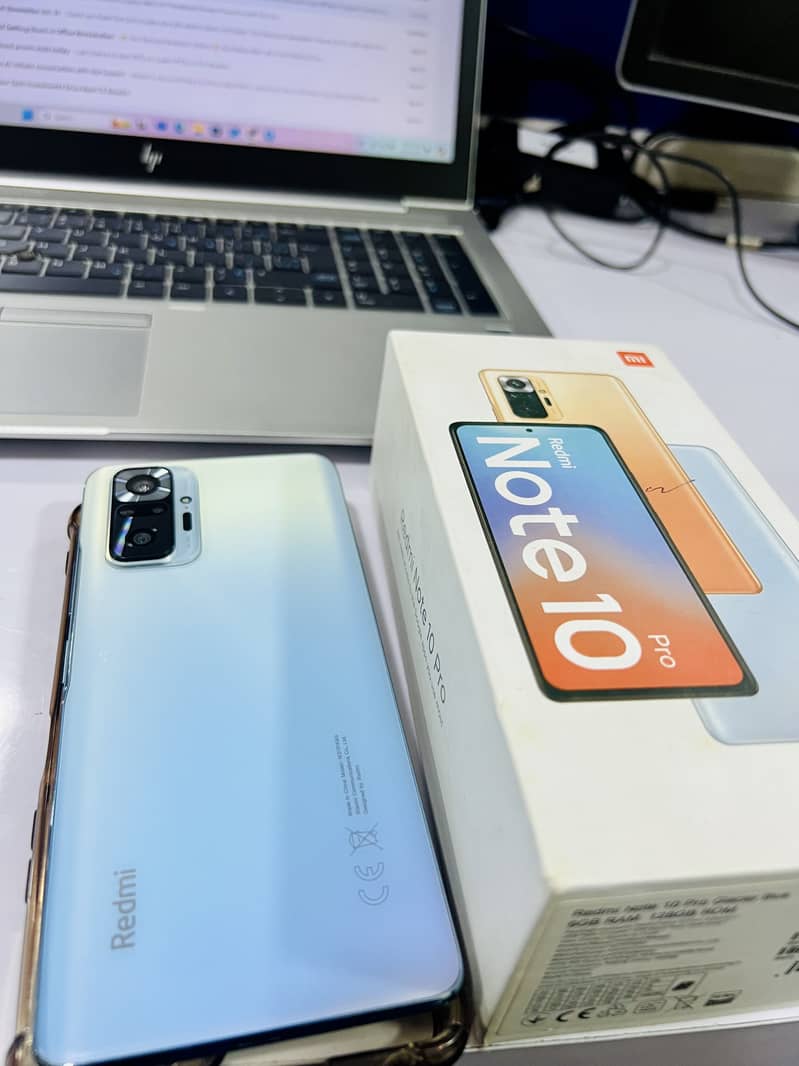 Redmi Note 10 Pro Glacier Blue Color 5