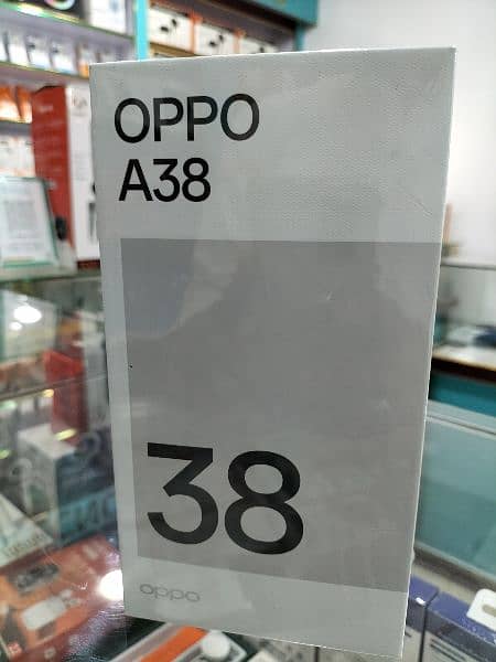 Oppo A38 6/128 New pin pack Mobile  at  Whatsapp 03171954580 1