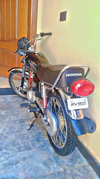 Honda CG 125 Black 2023 Model VIP Number 7