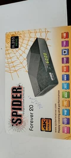 Spider Forever 20 , 4K Ultra HD,   satellite receiver