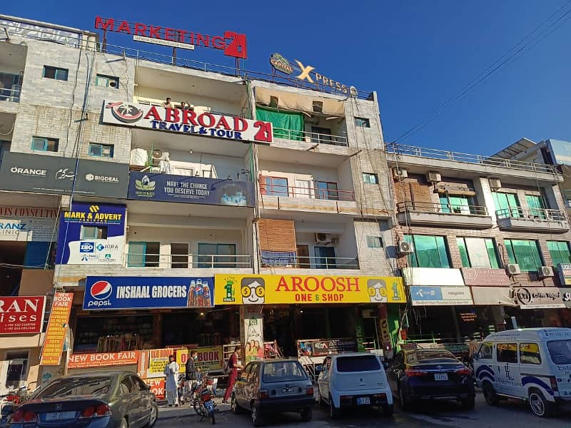 11x56 Lower Ground Floor Shop Available On Rent Located In I-8 Markaz Islamabad Near Main Round About And Dewatson, Cheezious, KFC, Tim Horton, OPTP, Tehzeeb, Juiceland 2