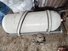 CNG Cylinder with Kit and stand, almost new condition 0