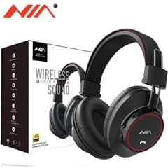 Nia S3000 Over Ear Music Headset Wireless Bluetooth Headphones 0