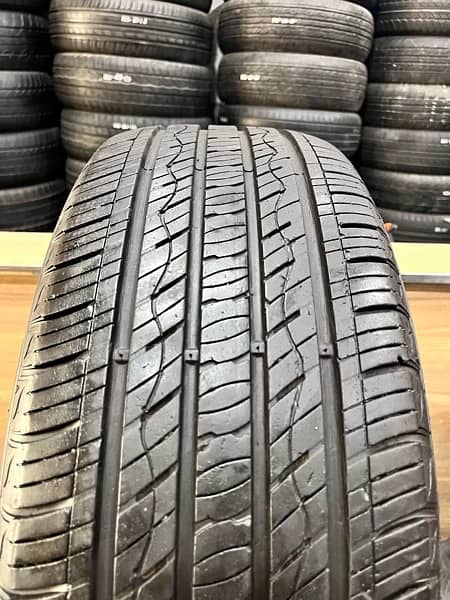 225-55-18 Kumho Made in Korea used in good condition 1