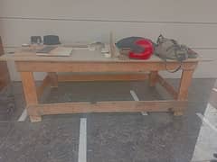 wooden cutting table