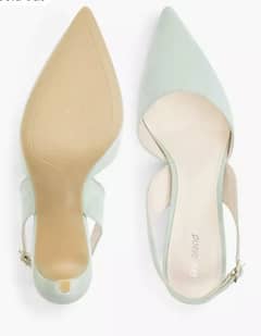 GRACELAND Light Green Slingback Heel