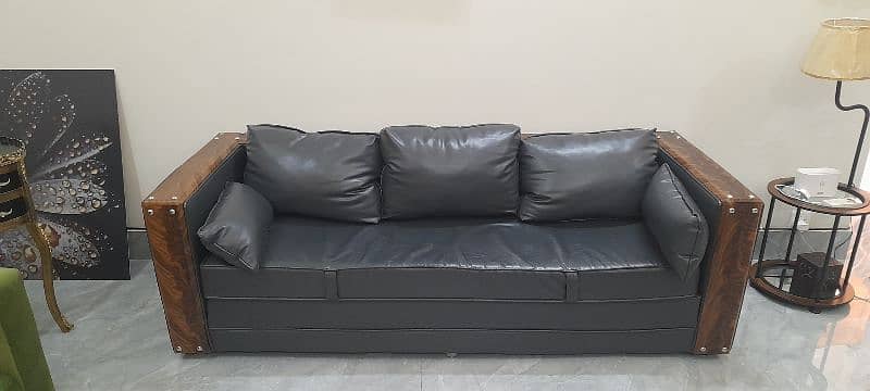 Diamond Supreme Sofa Cum Bed Large in size comfortable little scratch 0