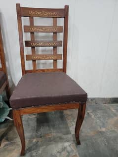 8 dinning chairs solid talli ( shesham )wood only frames