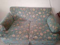 2 seater beautiful turquoise and golden design