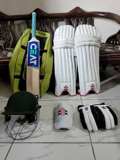 Professional Cricket Kit With CEAT Bat And Kit Bag