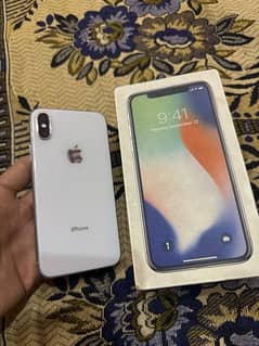 i phone X 64gb pTa Aproved + box condition 10/9