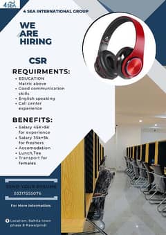 Call Center Job Available - Need Female staff males can also apply