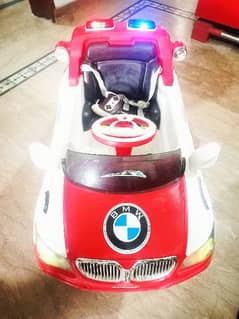 kids battery operated car dual function self operated +remote opreated