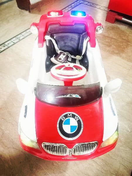 kids battery operated car dual function self operated +remote opreated 0